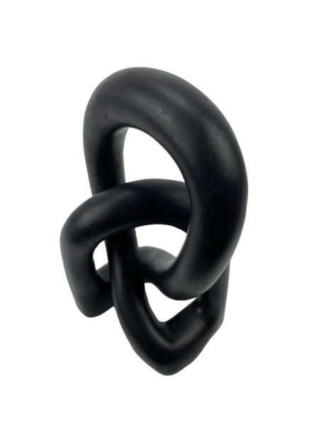 Ebenholzskulptur "Knoten" aus Tansania